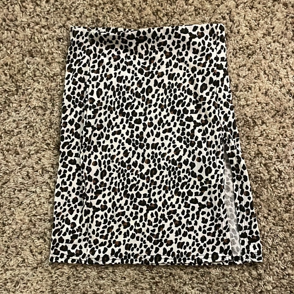 Pretty Little Thing Cheetah Print Mini Skirt